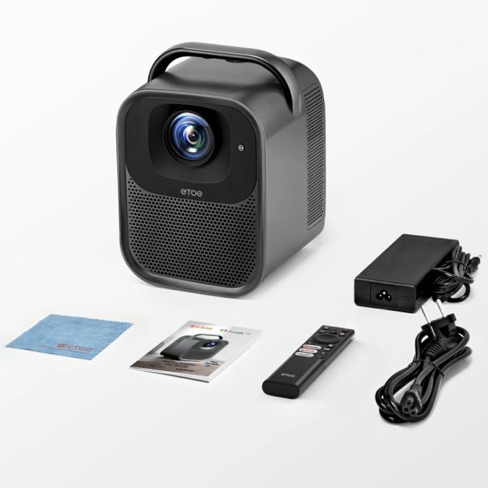 ETOE プロジェクター Seal Pro A1363 ブラック Google TV搭載 エトエ