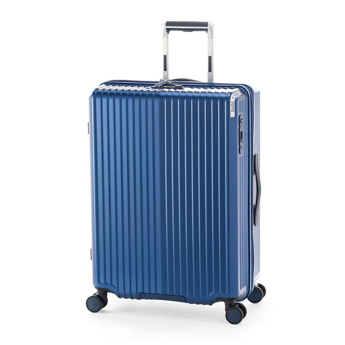 A.L.I ハードキャリーケース Solid Knight ソリッドナイト 5〜7泊 75L〜86L ALI-075-24W-MBL マットブルー アジア・ラゲージ スーツケース 手荷物預け無料サイズ 拡張機能搭載 前輪ストッパー 10年保証 アジア・ラゲージ A.L.I ハードキャリーケース Solid Knight ソリッド
