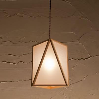 和風照明 和室 ペンダントライト 彩 -sai- 白×白 AP837-A 新洋電気