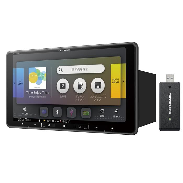 楽ナビ パイオニア カロッツェリア カーナビ 9V型HD フローティング AV  
