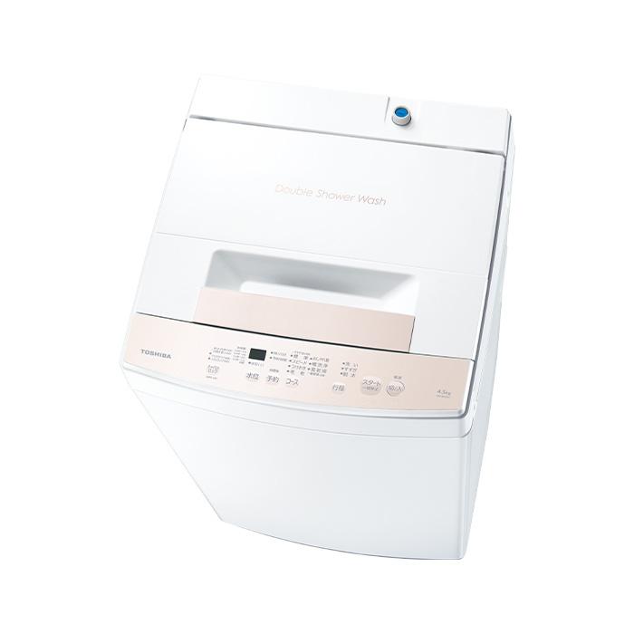TOSHIBA（東芝） 全自動洗濯機 洗濯・脱水 4.5kg AW-45GA4-W ピュア 