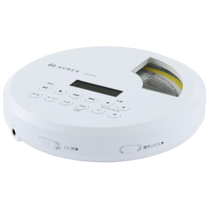 モノディスク ポータブルCDプレーヤー TOSHIBA（東芝） ポータブルCDプレーヤー AUREX CD窓 語学学習 AX-CP10