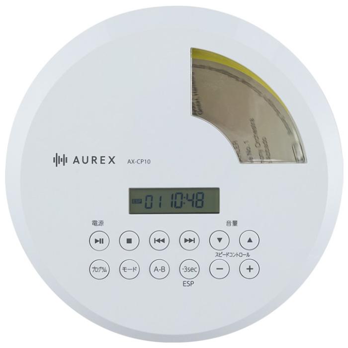 TOSHIBA（東芝） ポータブルCDプレーヤー AUREX CD窓 語学学習 AX-CP10