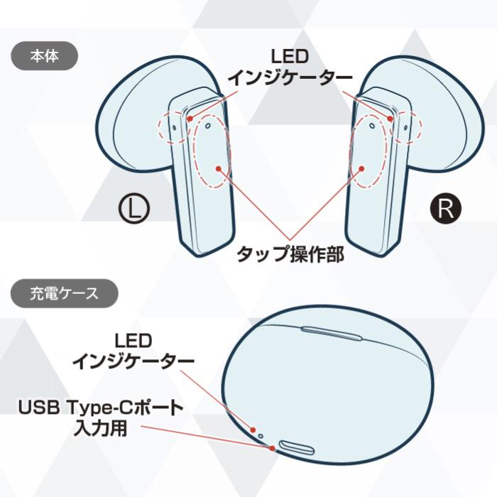 専用ページ Kashimura（カシムラ） 完全ワイヤレス ステレオイヤホン AAC パステル