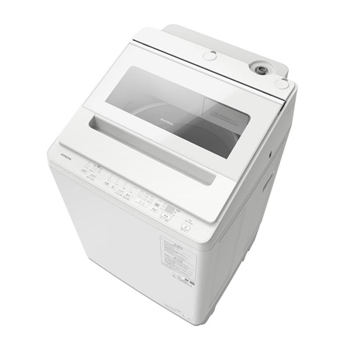 福岡市内配送設置無料　日立 HITACHI BW-V100B N [ビートウォッシュ 全自動洗濯機 （10kg） シャンパン] ビートウォッシュ 日立 全自動洗濯機 10kg BW-V100M-W ホワイト : PC