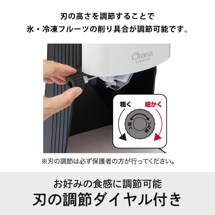 DOSHISHA（ドウシシャ） 電動ふわふわとろ雪かき氷器 DTY-B2BK