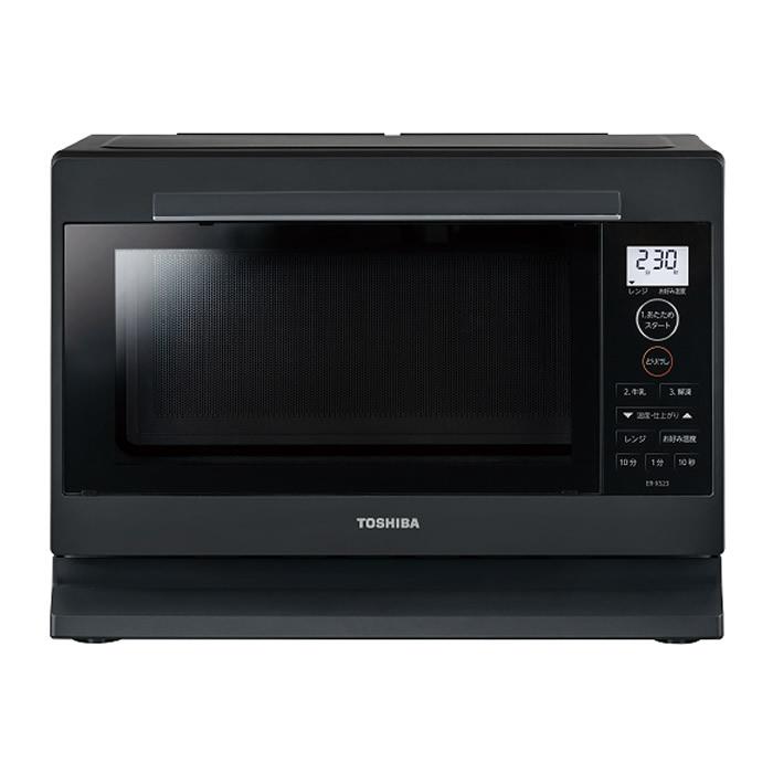 TOSHIBA（東芝） 23L 電子レンジ ER-XS23-K ブラック ワイド&フラット