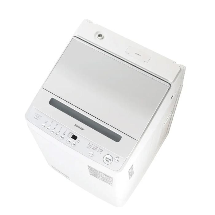 （5/6受渡済）YJT8464【SHARP/シャープ 10.0㎏洗濯機】美品 2022年製 ES-GV10F 家電 洗濯 簡易乾燥付 SHARP（シャープ） 全自動洗濯機 穴なし槽 ES-GV10J-S シルバー系 洗濯
