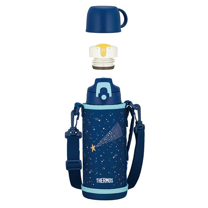 THERMOS（サーモス） 真空断熱2ウェイボトル 800ml ネイビーブルー FJJ