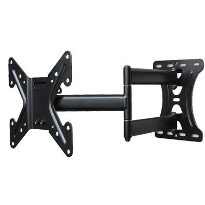 朝日白木細工 テレビ受像機壁賦払金具  26〜43V型とき勧める WALL FIT MOUNT フルモーションタイプ FLM-005-BK BLACK テレビ、映像機器-AV周辺機器-壁掛け金具