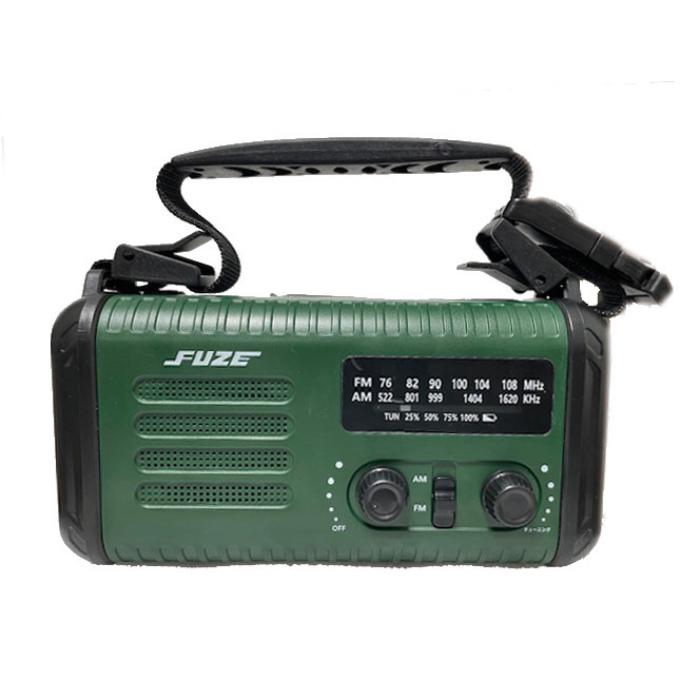 derctvue derctvue FUZE 多機能防災ラジオ AM/ワイドFM放送 20000mAh