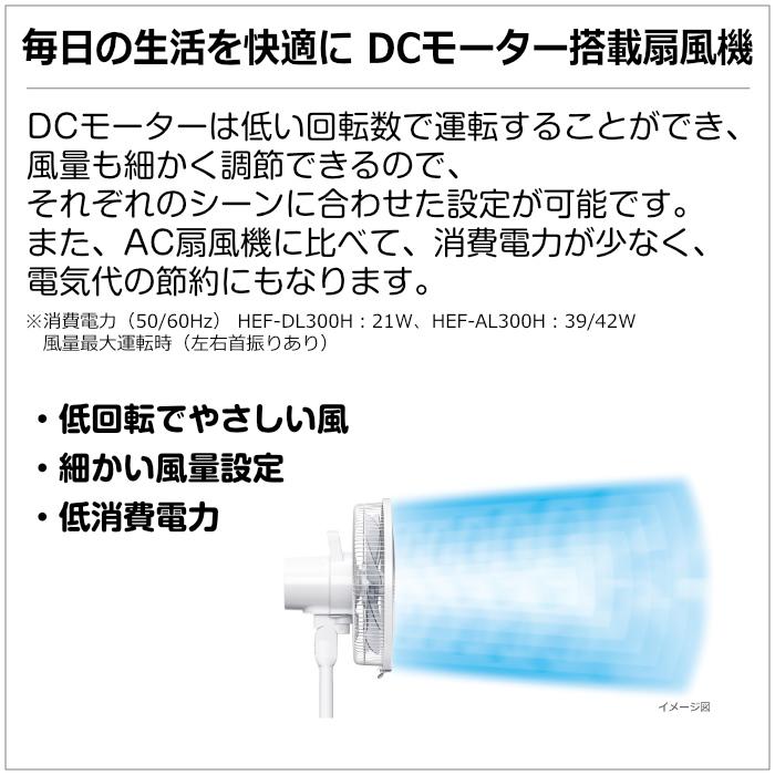 日立（HITACHI） 扇風機 DCモーター 8枚羽根 リビング扇 うちわ風 HEF
