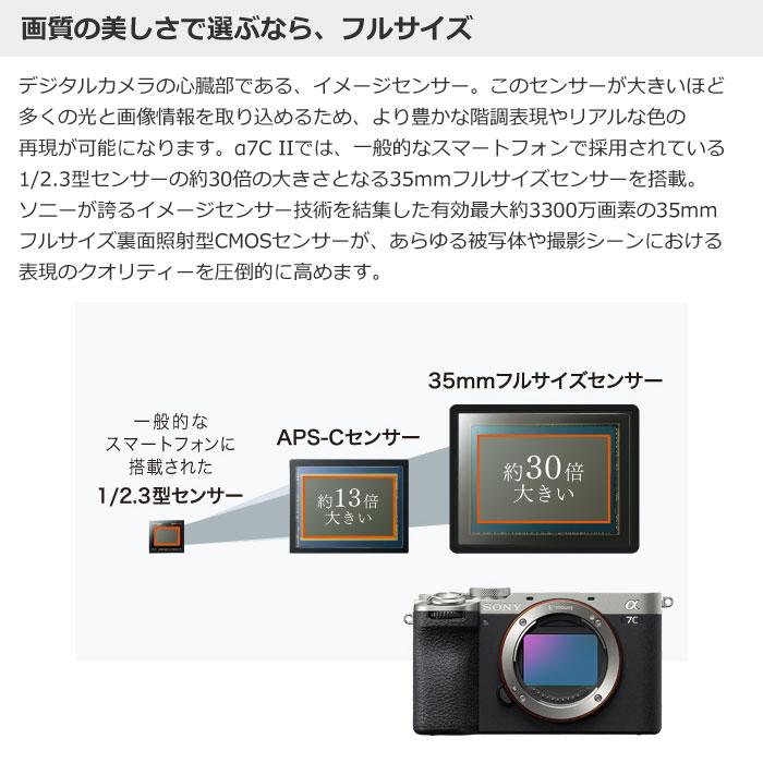 α（ソニー） ソニー デジタル一眼カメラ α7C II ズームレンズキット