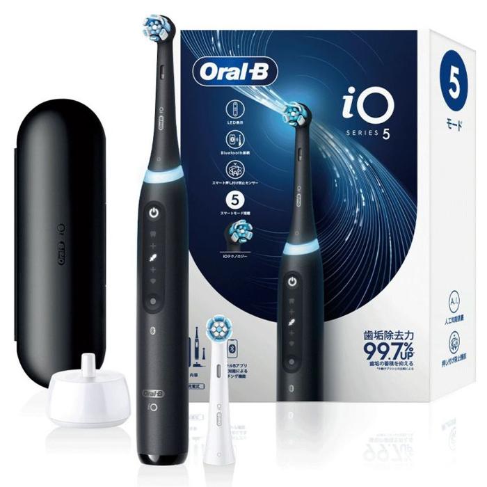 値下げ可能Oral−B IOG52J62KBK BLACK オーラルB ブラウン 電動歯ブラシ iO5 IOG52J62KBK マットブラック