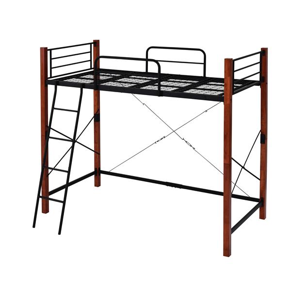 JKプラン ロフトベッド ハイタイプ シングルベッド下収納 IRI-1043SET