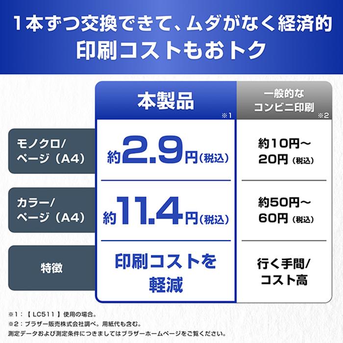 ブラザー工業 ブラザー 純正 LC511M インクカートリッジ マゼンタ