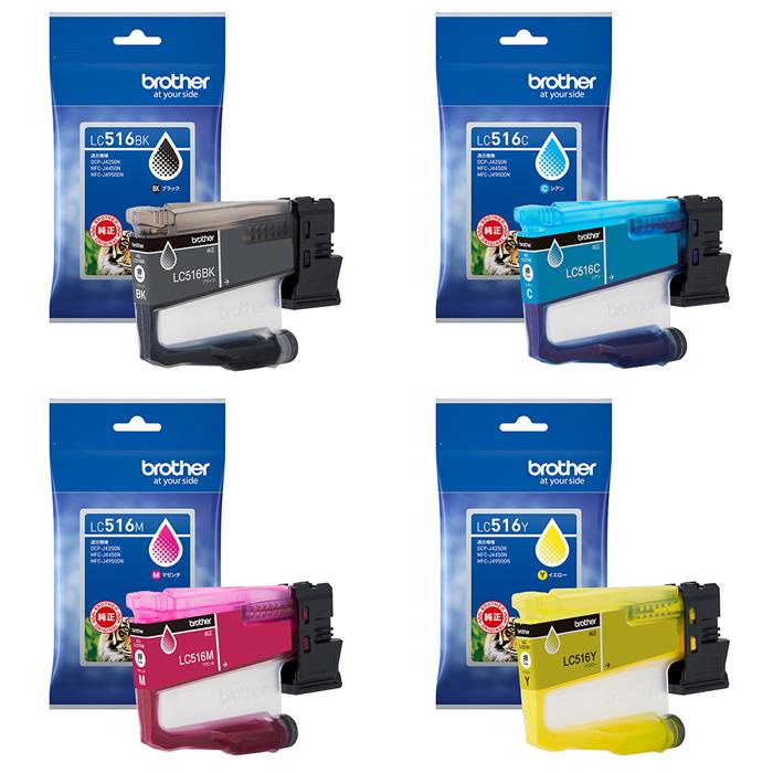 ブラザー工業 【セット】ブラザー 純正 LC516 インク