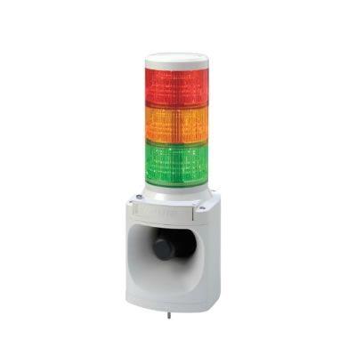 パトライト LED積層信号灯付き電子音報知器 LKEH-320FA-RYG 赤黄緑