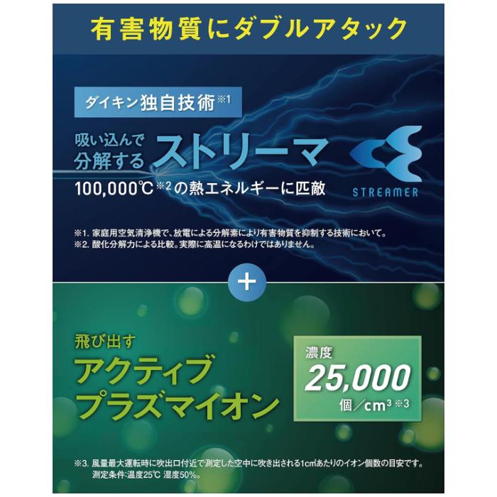 ダイキン（DAIKIN） 加湿ストリーマ空気清浄機 加湿55タイプ 2026年