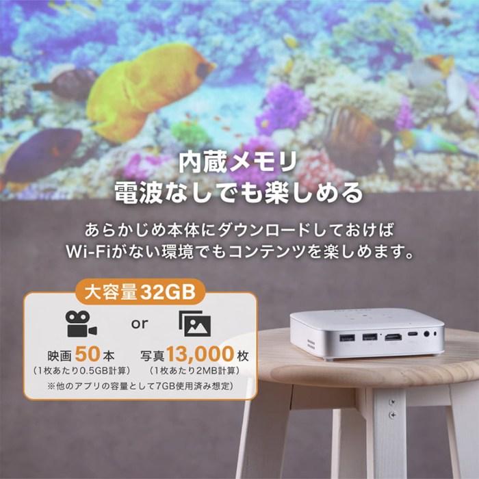 MAXZEN（マクスゼン） ポータブル プロジェクター 100ANSIルーメン DLP