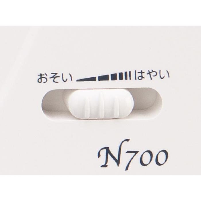 ジャノメ 家庭用ミシン 電子ミシン N700 手元スイッチ搭載の画像