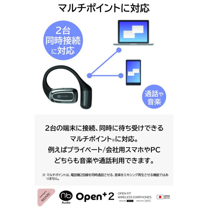 nb）Audio (nb)Audio オープンイヤーイヤホン Open+2 オープンツー