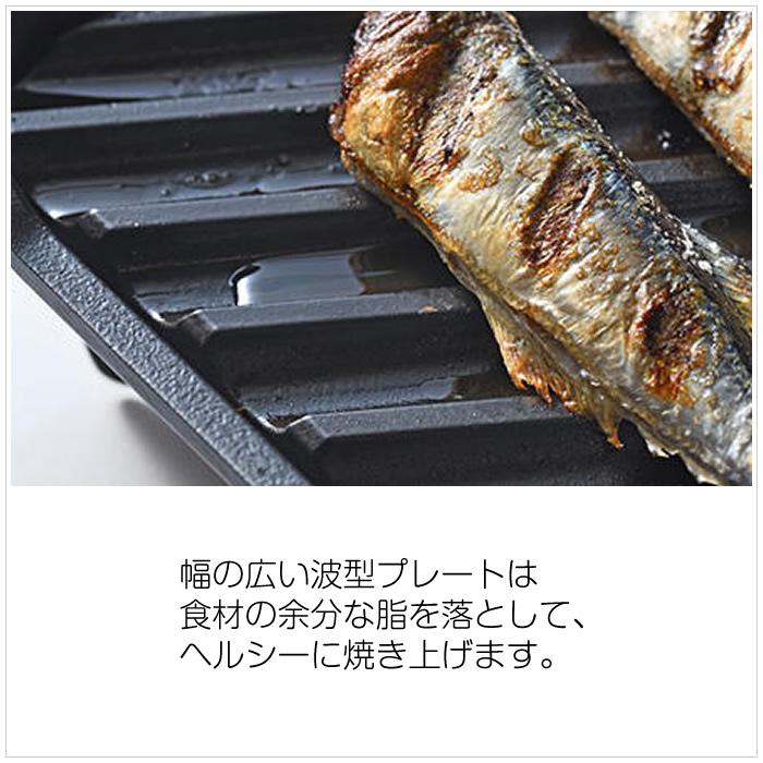 大人の鉄板 オークス 魚焼き器 炭グリル OTS8010 : PCあきんど - 通販