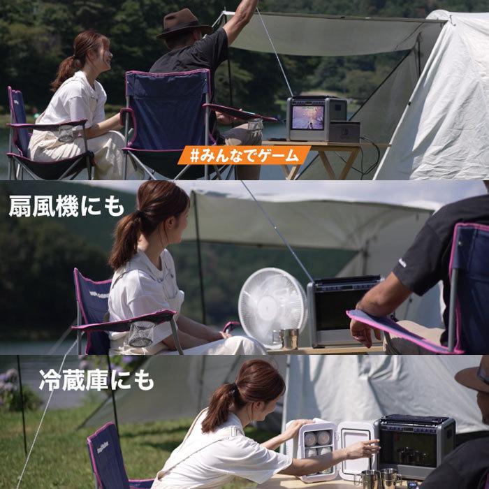 ダイニチ電子 10インチテレビ搭載ポータブル電源 パワーステーションTV