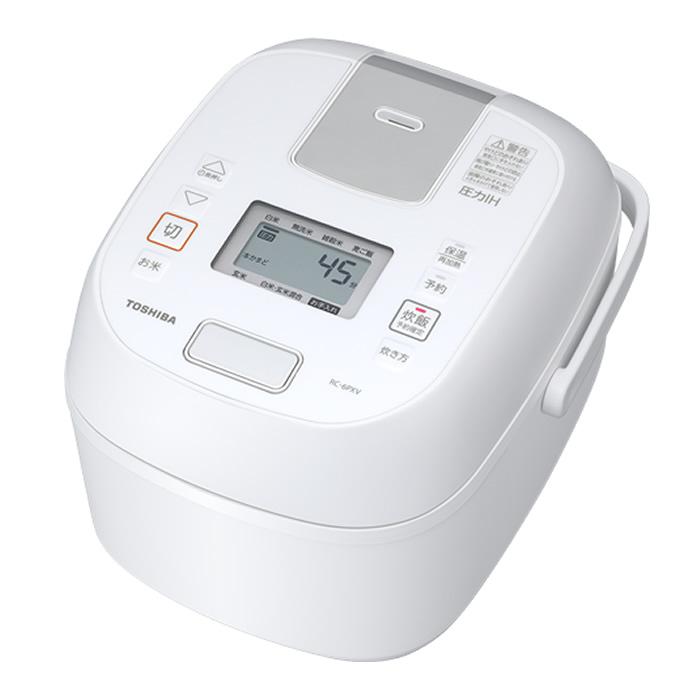 TOSHIBA 東芝 炊飯器 3.5合炊き圧力IH 炎匠炊き RC-6PXV-W