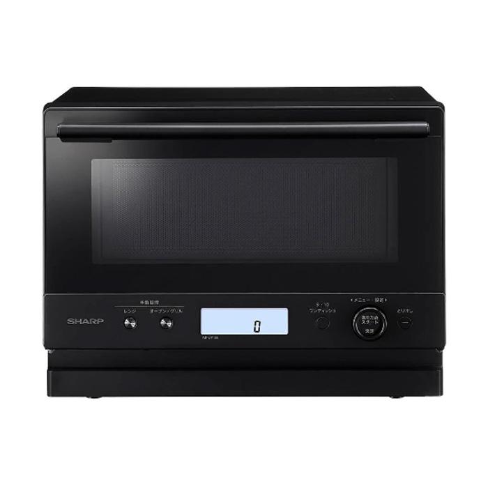 シャープ オーブンレンジ 18L PLAINLY プレーンリー RE-WF185-B ブラック コンパクトサイズ シンプル おしゃれ ワイドフラット庫内 SHARP（シャープ） オーブンレンジ 18L PLAINLY プレーンリー RE-WF185