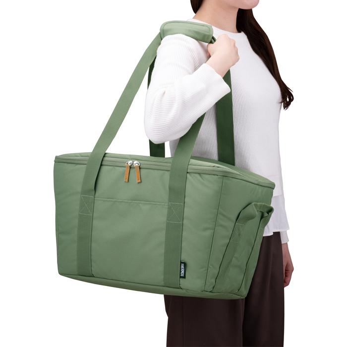 THERMOS（サーモス） 約25L 保冷買い物カゴ用バッグ RFG-025-KKI