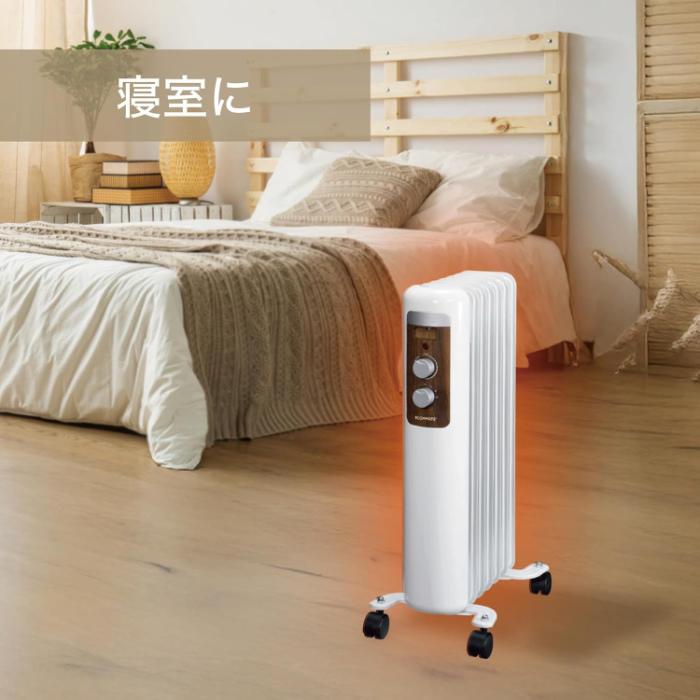 【オイルレスヒーター】新品未使用/マットホワイト/8畳/リモコン付き 楽天市場】オイルレスヒーターの通販