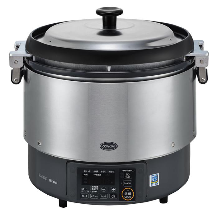リンナイ（Rinnai） 6.0L 約33合（3.3升） 業務用タイマー付ガス炊飯器