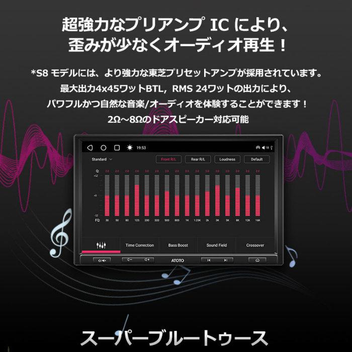 ううう様 ATOTO Androidナビ 10.1インチ S8 Pro RAM4GB＋ROM32GB S8