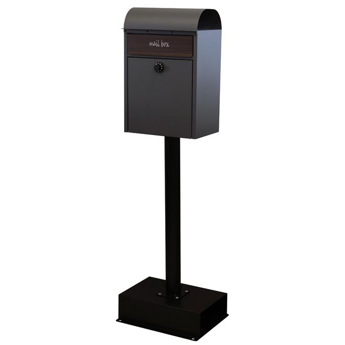 郵便ポスト スタンドポスト Gilda ジルダ SDM-013 グレー MOJYU : PC