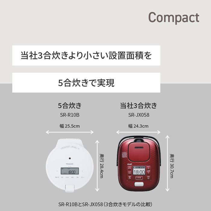 Panasonic パナソニック 炊飯器 5合炊き 圧力IH炊飯器 圧力IH