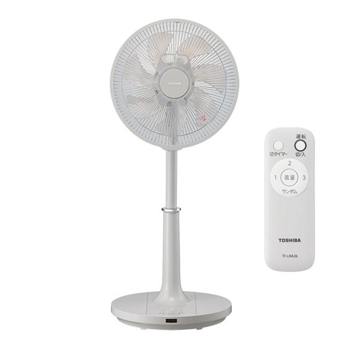 TOSHIBA 東芝 リビング扇風機 7枚羽根 TF-30AL26-H ライトグレー