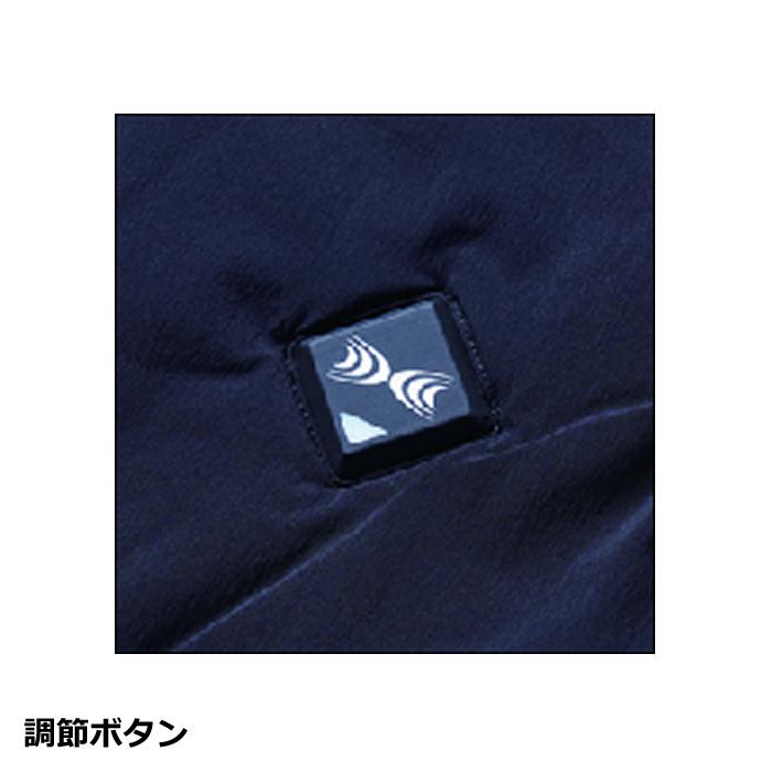 空調服 サーマルギア（R） 発熱防寒ベスト Lサイズ ネイビー