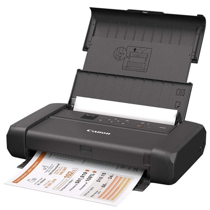 Canon TR153 ワイヤレスプリンター(美品) キヤノン（Canon） A4 モバイルプリンター ビジネスインクジェット