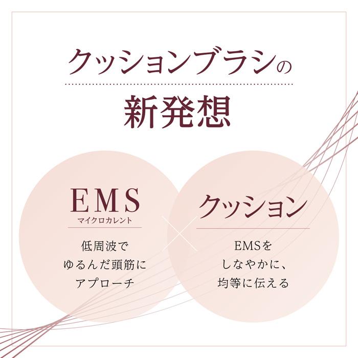 WAVEWAVE WAVEWAVE EMS Brush Air EMS搭載 クッションブラシ WH41-01-PG ピンクゴールド : PC ...