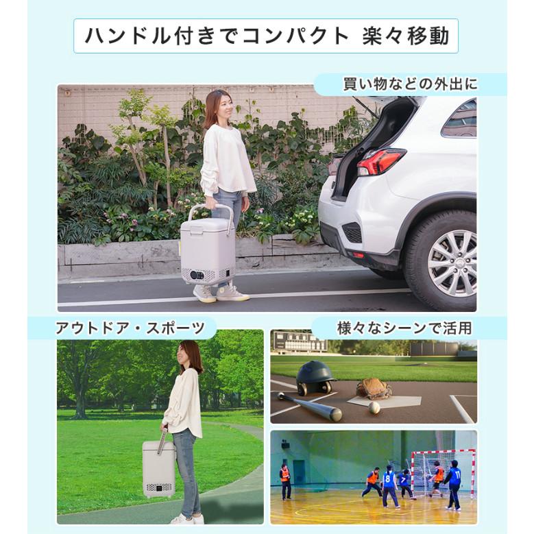ユアサプライムス ポータブル 冷蔵庫 冷凍庫 12L コンプレッサー式 AC