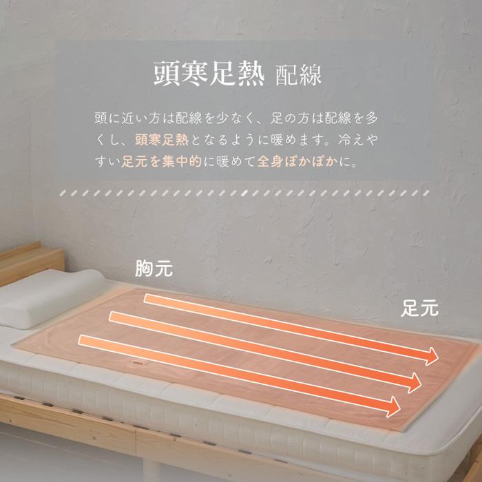 ユアサプライムス 電気毛布 フランネル電気敷毛布 YYB-F40E-H グレー