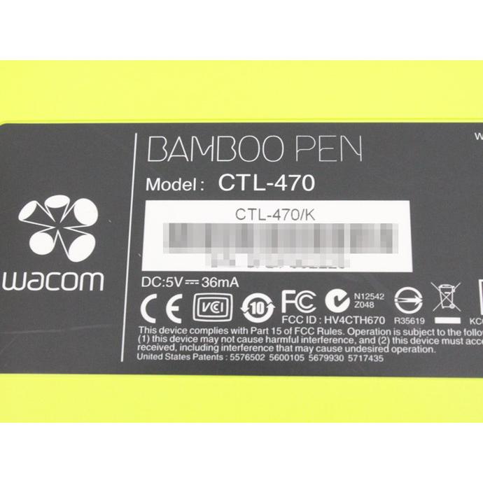 ペンタブレット WACOM ワコム Bamboo Pen CTL-470/K バンブーペン Q15H 中古 | wacom | 04