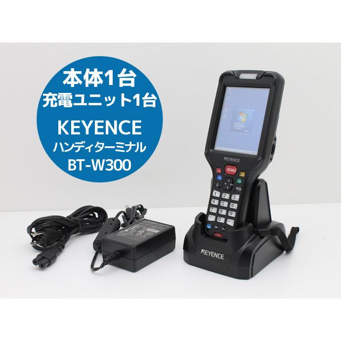 KEYENCE キーエンス ハンディターミナル BT-W300 本体1台 充電 KEYENCE キーエンス ハンディターミナル BT-W300 本体1台 充電