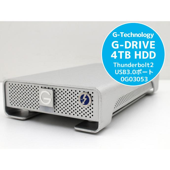 G-DRIVE G-Technology 4TB HDD Thunderbolt2 USB3.0ポート 使用