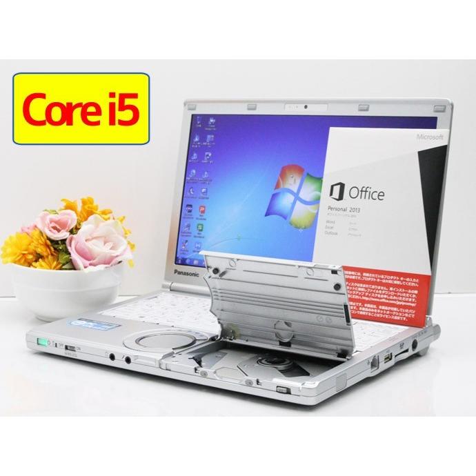 Windows7 ノートパソコン Microsoft Office付 中古 ノートパソコン Lets 送料無料 ポイント5倍 Microsoft Panasonic Lets Note Cf Sx3edhcs Core I5 Dvd Rw 新品キーボード 累積10時間以内 U1 K02286 Pcショップ アトランティック