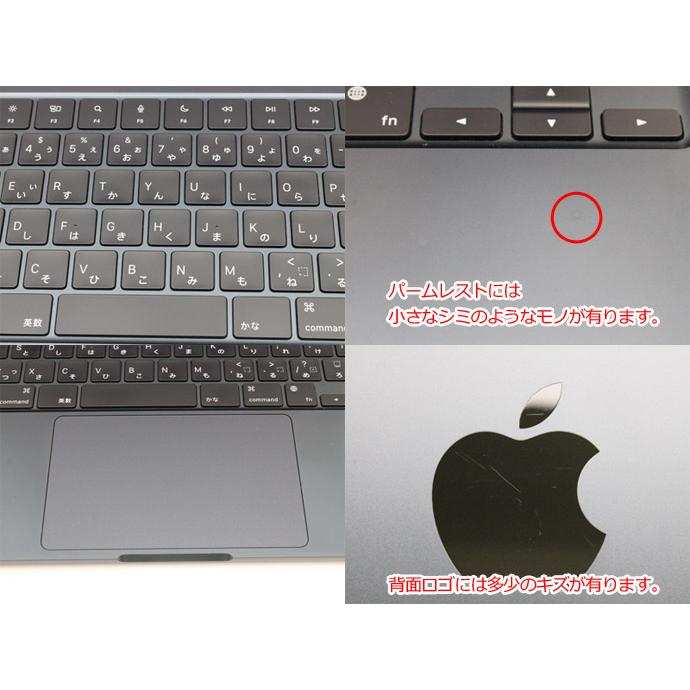MacBook Air Apple Macbook 13-inch, M2 2022 MLY33J/AのCTOモデル