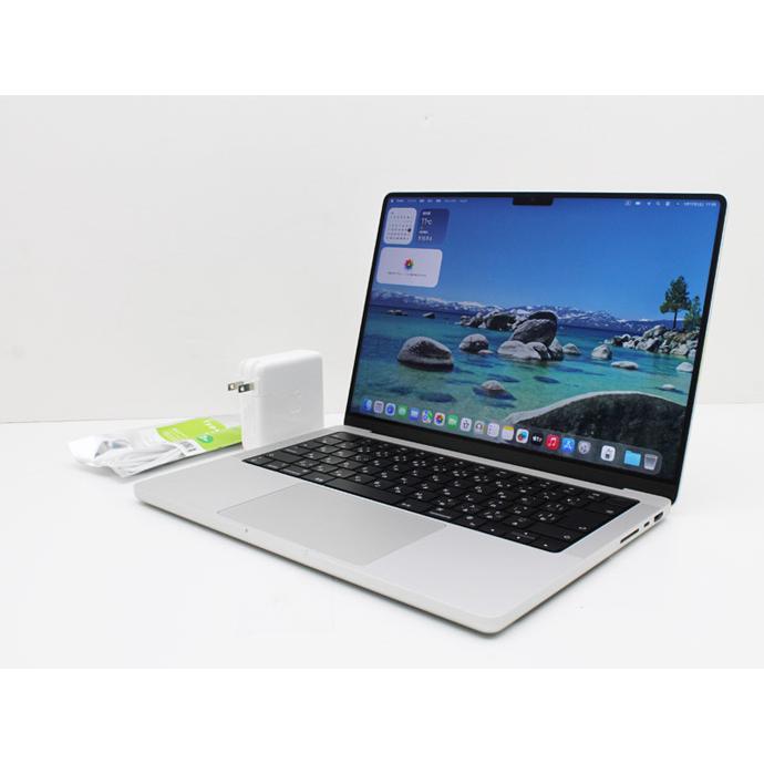 Apple Macbook Pro 14-inch,2021 MKGT3J/A A2442 シルバー M1 Pro 10コア搭載 メモリ 16GB SSD 1TB Aランク H22H 中古の画像