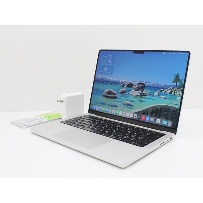 Apple Macbook Pro 14-inch,2021 MKGT3J/A A2442 シルバー M1 Pro 10コア搭載 メモリ 16GB SSD 1TB Bランク H23H 中古の画像