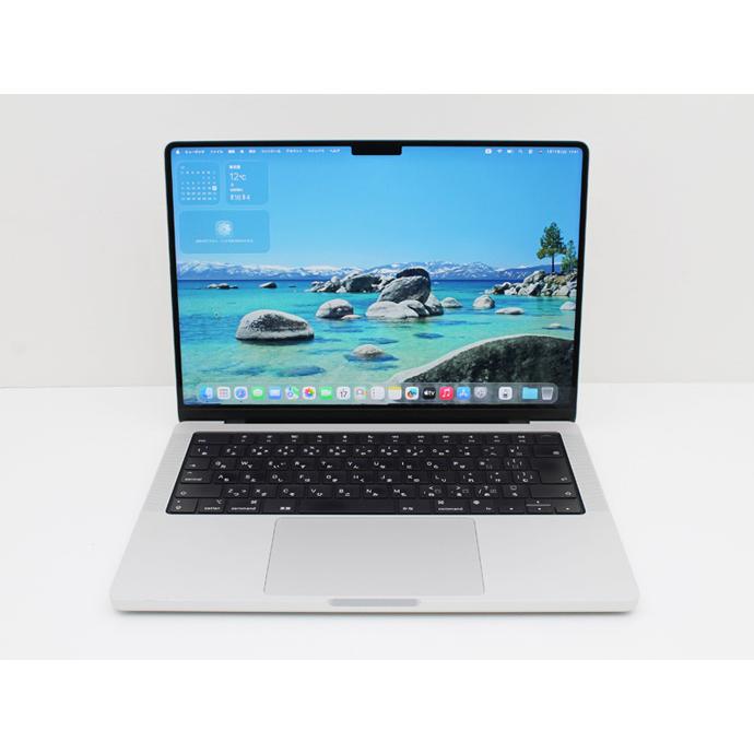Apple Macbook Pro 14-inch,2021 MKGT3J/A A2442 シルバー M1 Pro 10コア搭載 メモリ 16GB SSD 1TB Bランク H23H 中古の画像